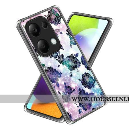 Coque Xiaomi Redmi Note 13 Pro 4G / Poco M6 Pro 4G Fleurs Pourpres