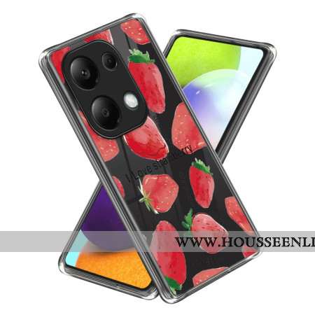 Coque Xiaomi Redmi Note 13 Pro 4G / Poco M6 Pro 4G Fraises