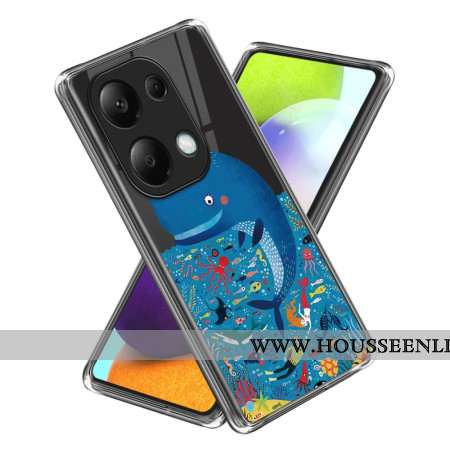 Coque Xiaomi Redmi Note 13 Pro 4G / Poco M6 Pro 4G Motif Baleine