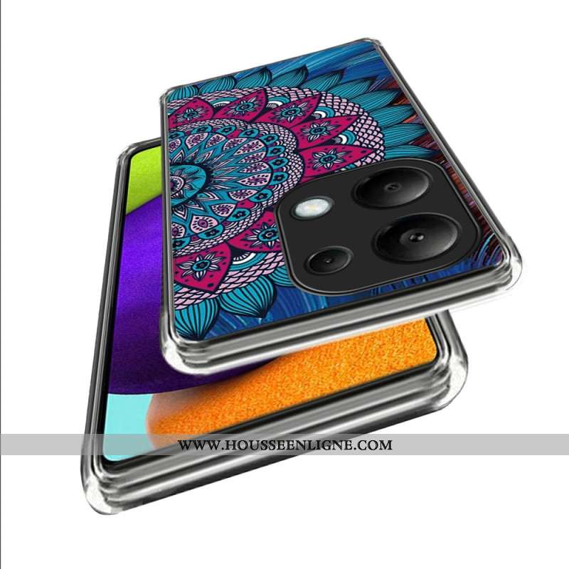 Coque Xiaomi Redmi Note 13 Pro 4G / Poco M6 Pro 4G Motif Mandala