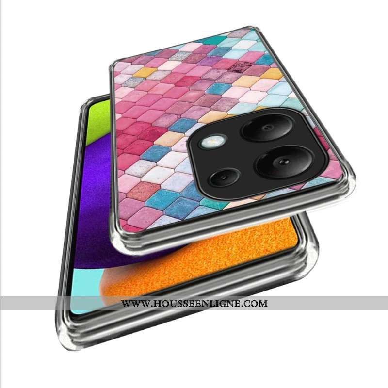 Coque Xiaomi Redmi Note 13 Pro 4G / Poco M6 Pro 4G Mur Coloré