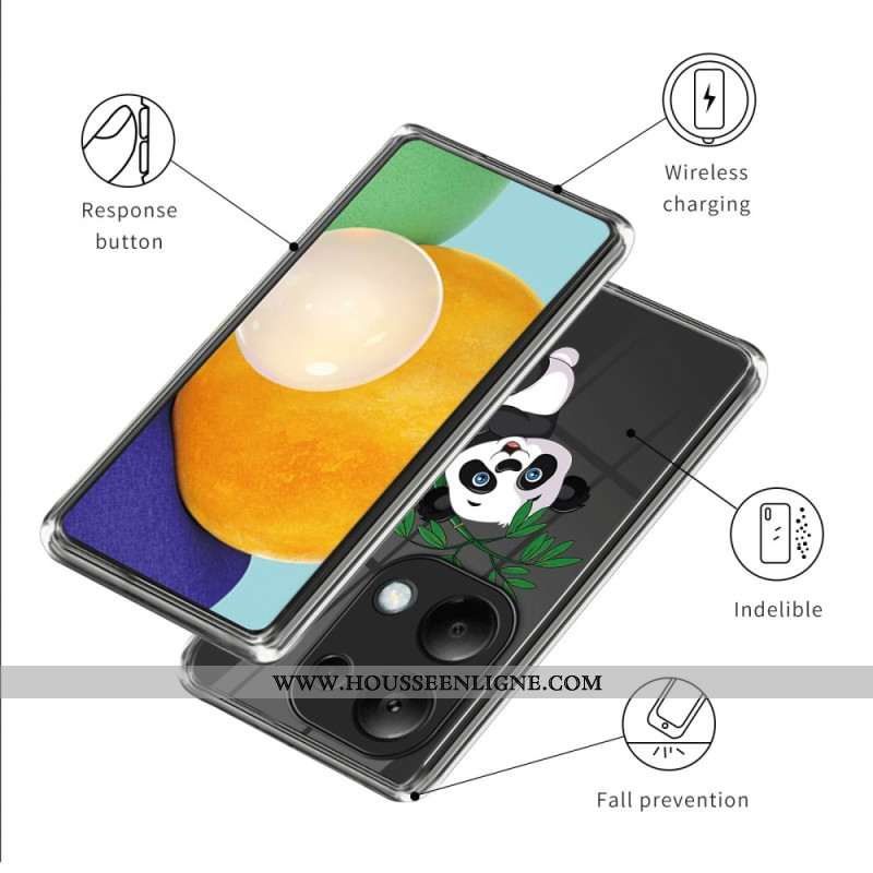 Coque Xiaomi Redmi Note 13 Pro 4G / Poco M6 Pro 4G Panda et Bambou