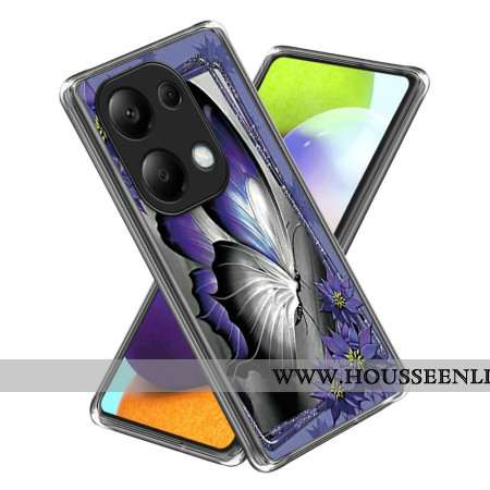 Coque Xiaomi Redmi Note 13 Pro 4G / Poco M6 Pro 4G Papillon Violet