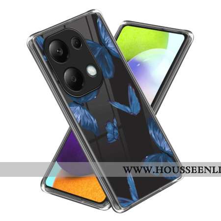 Coque Xiaomi Redmi Note 13 Pro 4G / Poco M6 Pro 4G Papillons Bleus