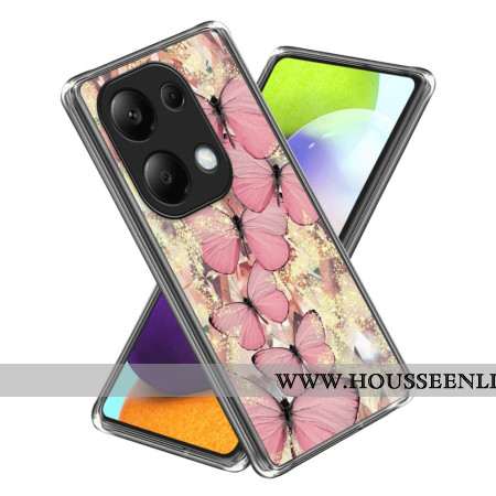 Coque Xiaomi Redmi Note 13 Pro 4G / Poco M6 Pro 4G Papillons Roses