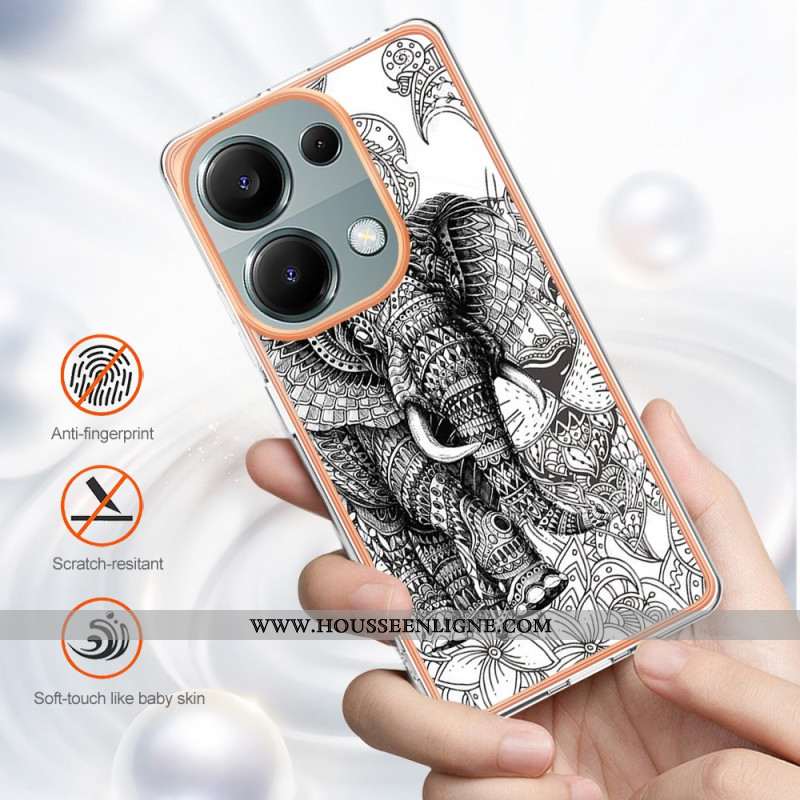 Coque Xiaomi Redmi Note 13 Pro 4G / Poco M6 Pro 4G Totem Éléphant