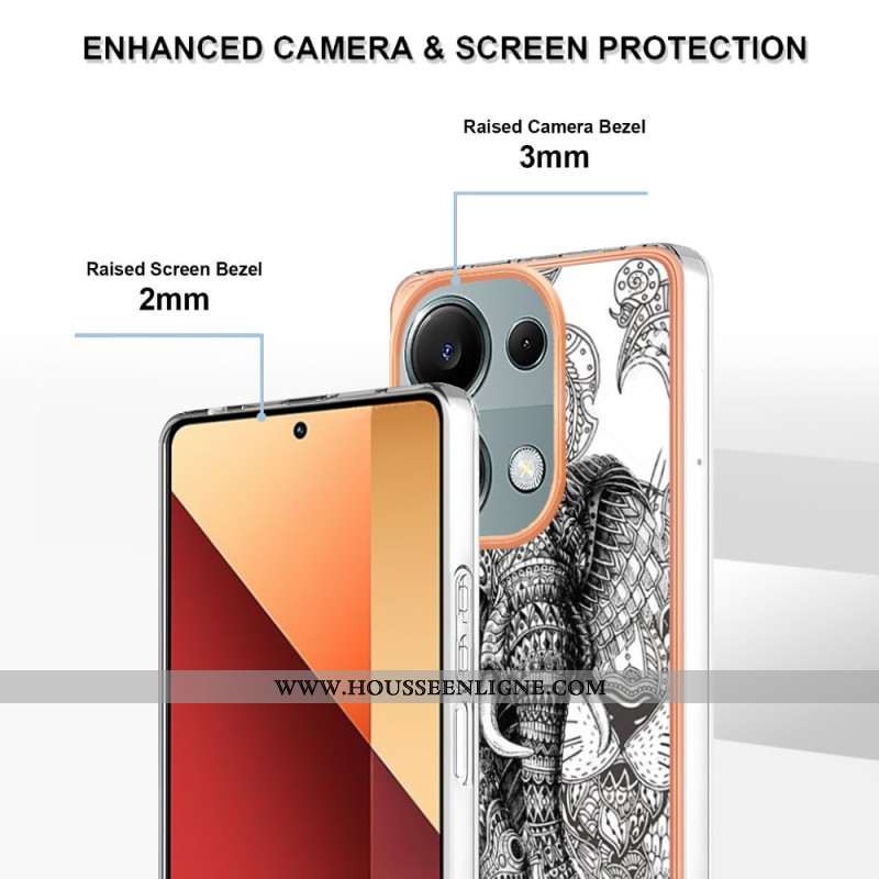 Coque Xiaomi Redmi Note 13 Pro 4G / Poco M6 Pro 4G Totem Éléphant