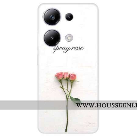 Coque Xiaomi Redmi Note 13 Pro 4G / Poco M6 Pro 4G Trois Fleurs