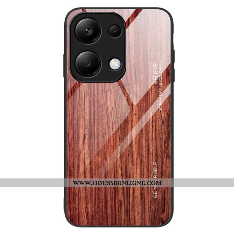 Coque Xiaomi Redmi Note 13 Pro 4G / Poco M6 Pro 4G Verre Trempé Bois