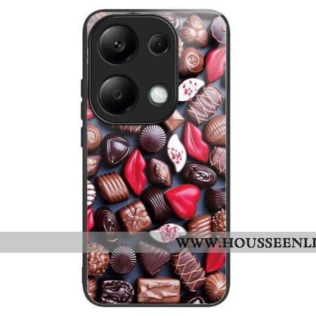 Coque Xiaomi Redmi Note 13 Pro 4G / Poco M6 Pro 4G Verre Trempé Chocolats