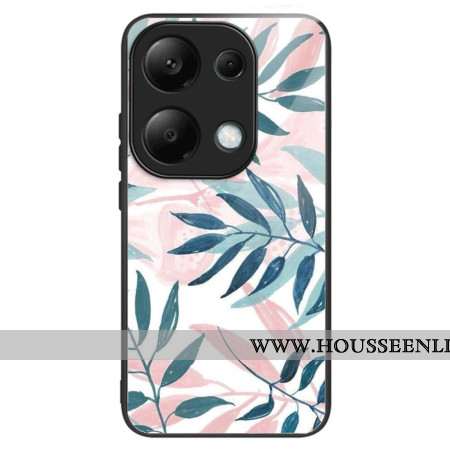 Coque Xiaomi Redmi Note 13 Pro 4G / Poco M6 Pro 4G Verre Trempé Feuilles