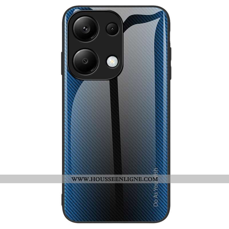 Coque Xiaomi Redmi Note 13 Pro 4G / Poco M6 Pro 4G Verre Trempé Fibre Carbone