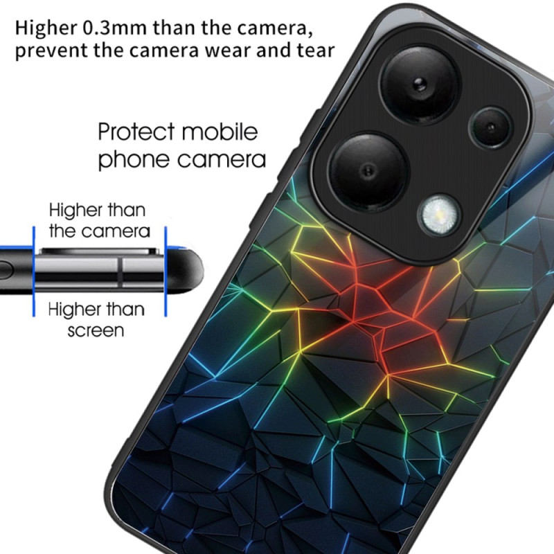 Coque Xiaomi Redmi Note 13 Pro 4G / Poco M6 Pro 4G Verre Trempé Géométrie