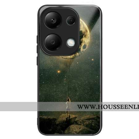 Coque Xiaomi Redmi Note 13 Pro 4G / Poco M6 Pro 4G Verre Trempé Homme à la Lune