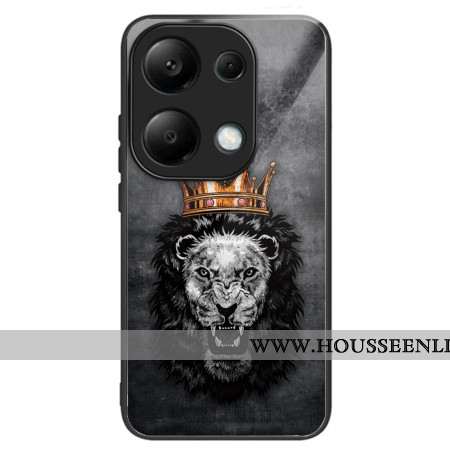 Coque Xiaomi Redmi Note 13 Pro 4G / Poco M6 Pro 4G Verre Trempé Lion Couronné