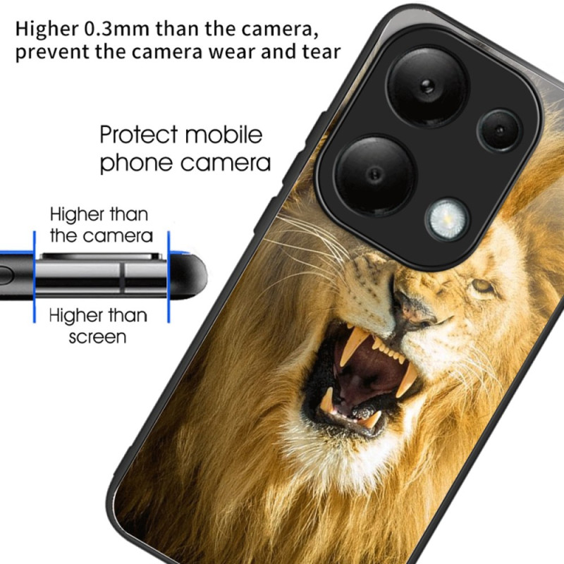 Coque Xiaomi Redmi Note 13 Pro 4G / Poco M6 Pro 4G Verre Trempé Lion