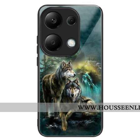 Coque Xiaomi Redmi Note 13 Pro 4G / Poco M6 Pro 4G Verre Trempé Loups