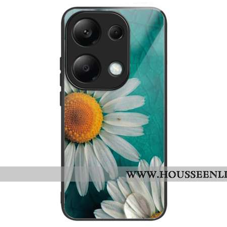 Coque Xiaomi Redmi Note 13 Pro 4G / Poco M6 Pro 4G Verre Trempé Marguerites