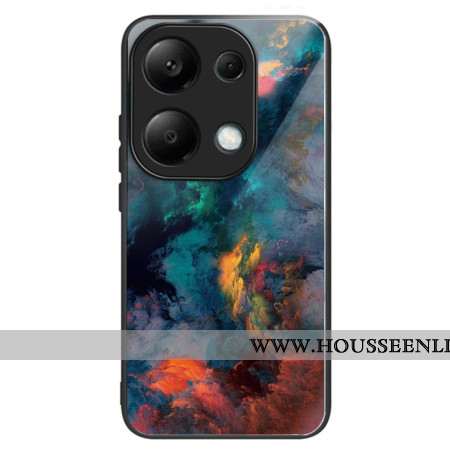 Coque Xiaomi Redmi Note 13 Pro 4G / Poco M6 Pro 4G Verre Trempé Nuages Colorés