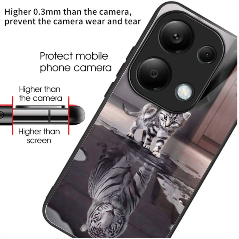 Coque Xiaomi Redmi Note 13 Pro 4G / Poco M6 Pro 4G Verre Trempé Petit Chaton