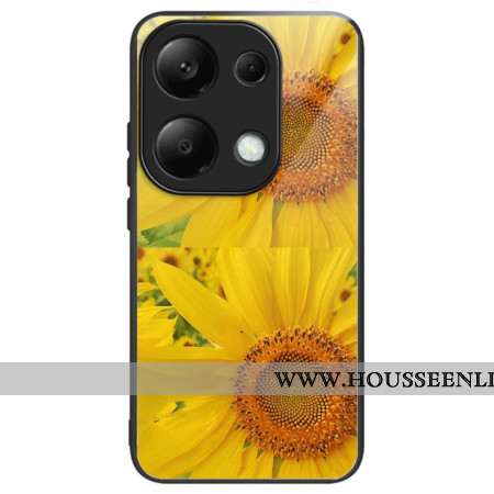 Coque Xiaomi Redmi Note 13 Pro 4G / Poco M6 Pro 4G Verre Trempé Tournesols