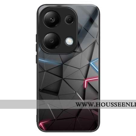 Coque Xiaomi Redmi Note 13 Pro 4G / Poco M6 Pro 4G Verre Trempé Triangles Noirs