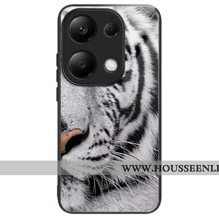 Coque Xiaomi Redmi Note 13 Pro 4G / Poco M6 Pro 4G Verre Trempé Tête de Tigre