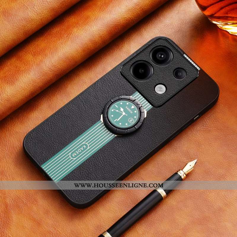 Coque Xiaomi Redmi Note 13 Pro 5G / Poco X6 5G Design Montre avec Anneau-Support KADEM