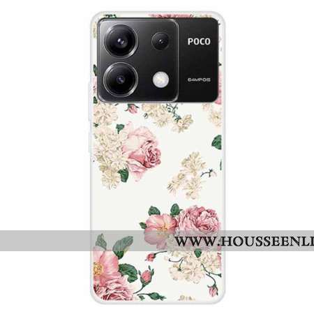 Coque Xiaomi Redmi Note 13 Pro 5G / Poco X6 5G Fleurs Liberty