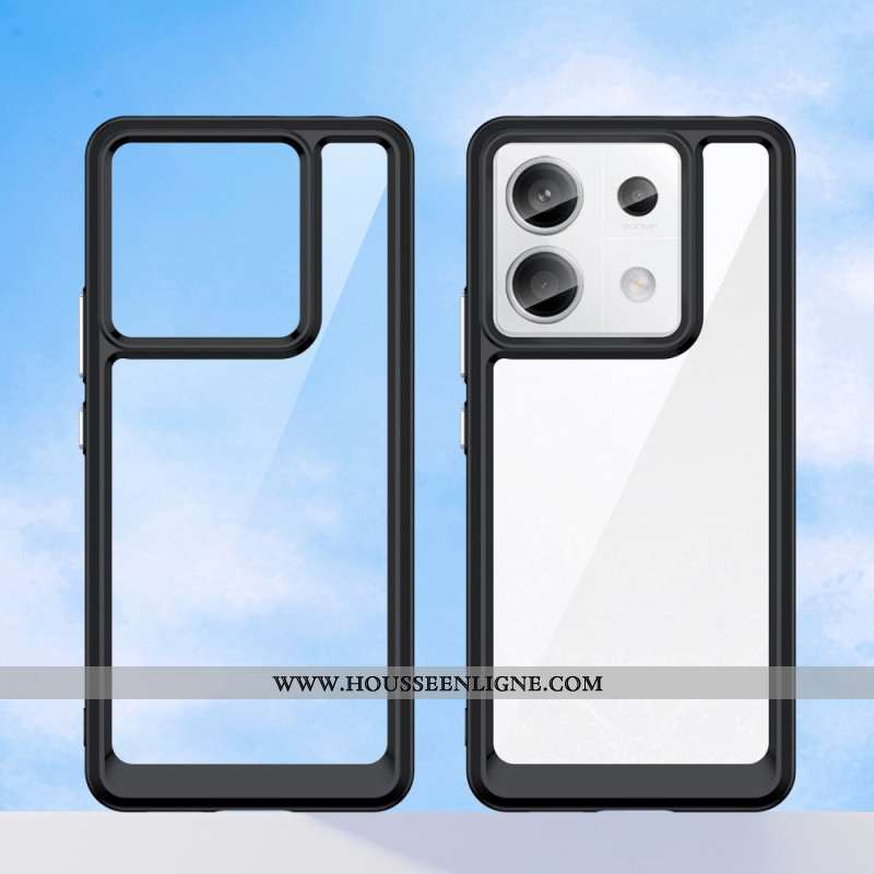 Coque Xiaomi Redmi Note 13 Pro 5G / Poco X6 5G Hybride Rebords Colorés