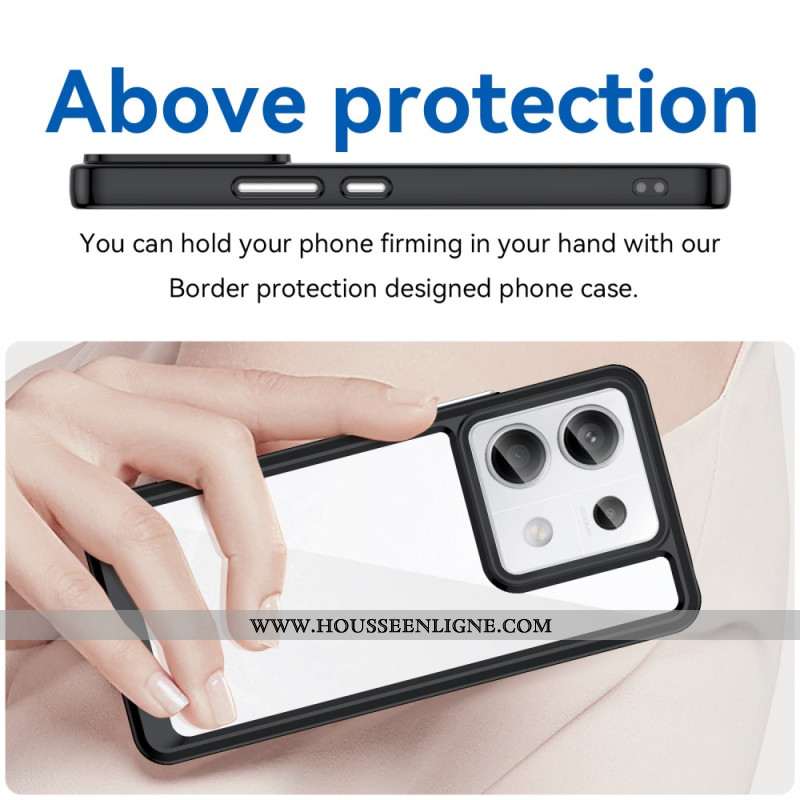 Coque Xiaomi Redmi Note 13 Pro 5G / Poco X6 5G Hybride Rebords Colorés