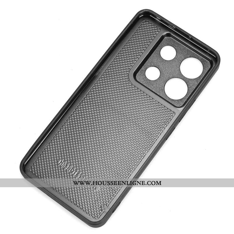 Coque Xiaomi Redmi Note 13 Pro 5G / Poco X6 5G Simili Cuir Coutures