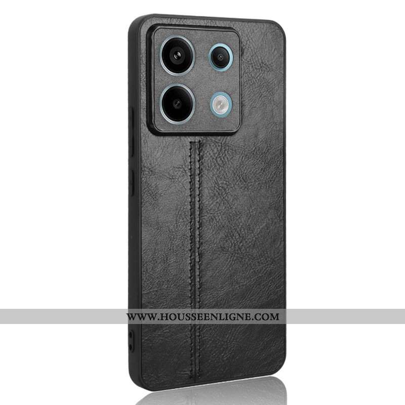 Coque Xiaomi Redmi Note 13 Pro 5G / Poco X6 5G Simili Cuir Coutures