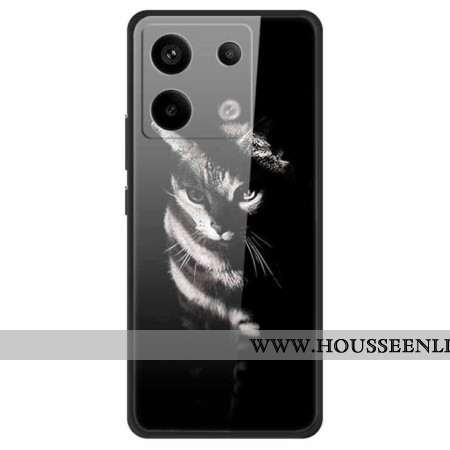 Coque Xiaomi Redmi Note 13 Pro 5G / Poco X6 5G Verre Trempé Chat d'Ombre