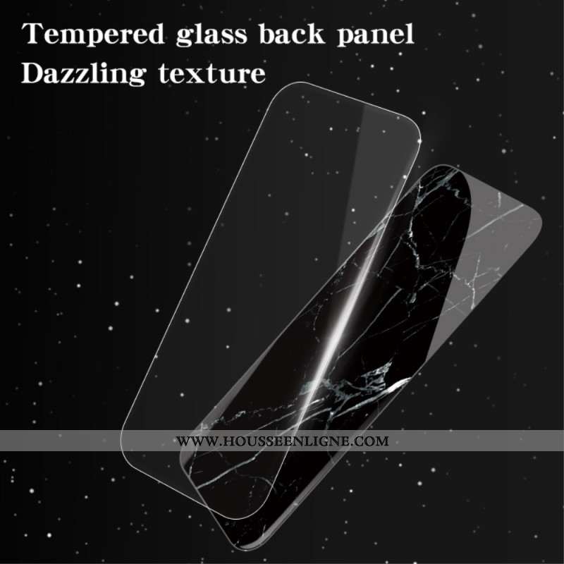 Coque Xiaomi Redmi Note 13 Pro 5G / Poco X6 5G Verre Trempé Marbre Noir et Doré