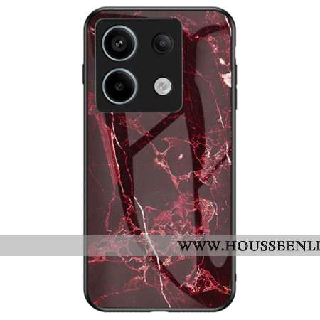 Coque Xiaomi Redmi Note 13 Pro 5G / Poco X6 5G Verre Trempé Marbre Rouge