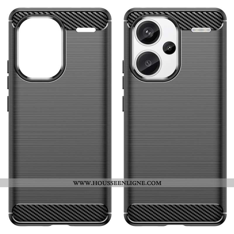 Coque Xiaomi Redmi Note 13 Pro Plus 5G Fibre Carbone Brossée