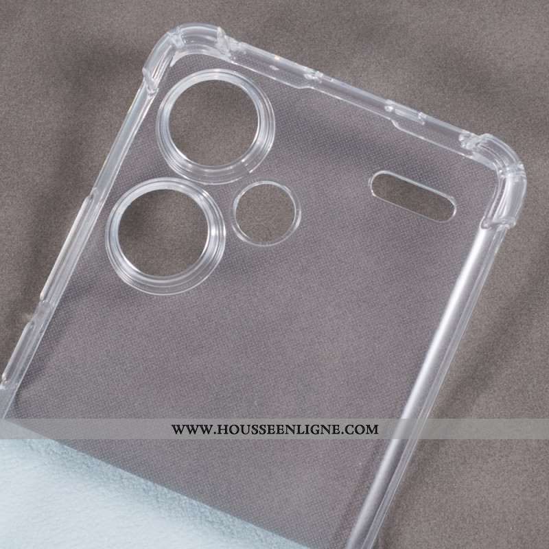 Coque Xiaomi Redmi Note 13 Pro Plus 5G Transparente avec Coins Renforcés