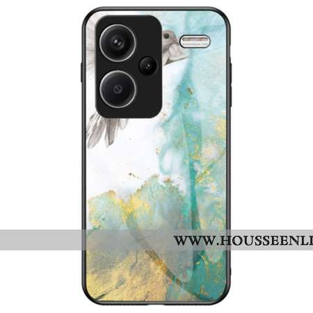 Coque Xiaomi Redmi Note 13 Pro Plus 5G Verre Trempé Marbre Pigeon Volant