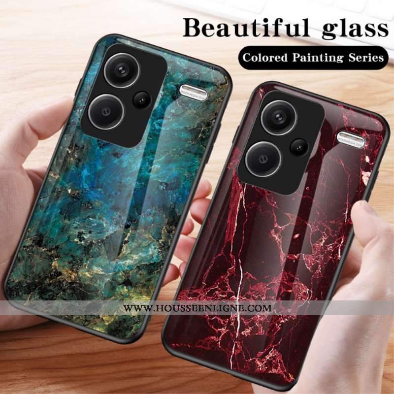 Coque Xiaomi Redmi Note 13 Pro Plus 5G Verre Trempé Marbre Pigeon Volant