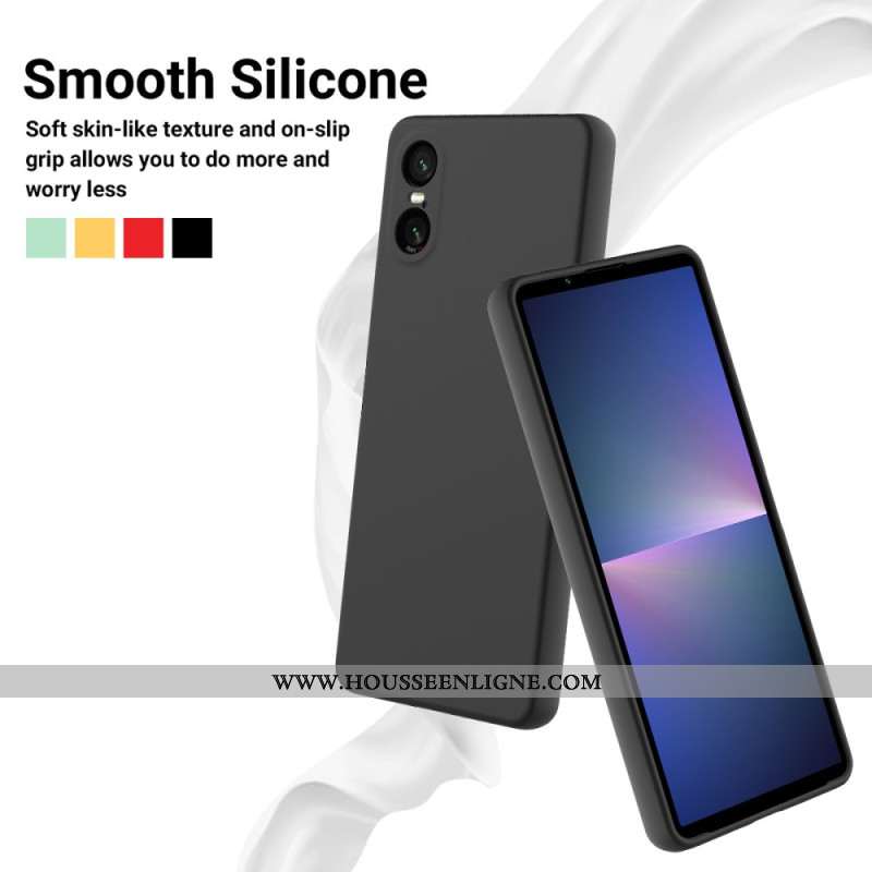 Coque Xperia 10 VI Silicone Liquide à Lanière