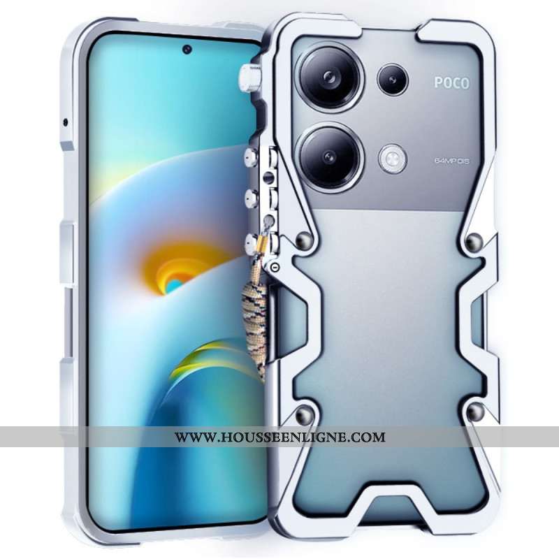 Coque en alliage d'aluminium pour Xiaomi Redmi Note 13 Pro 4G / Poco M6 Pro 4G Alliage d'A