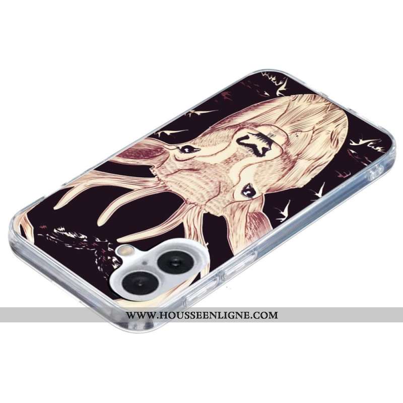 Coque iPhone 16 Cerf