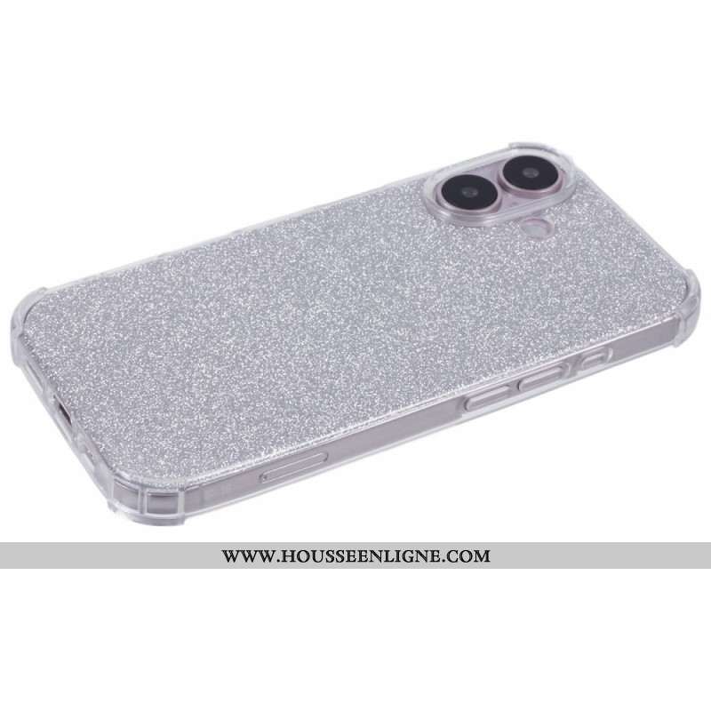 Coque iPhone 16 Coins Renforcés et Papier à Carte