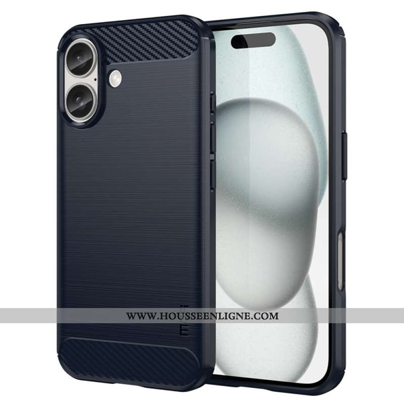 Coque iPhone 16 Fibre Carbone Brossée MOFI