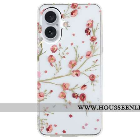 Coque iPhone 16 Fleurs