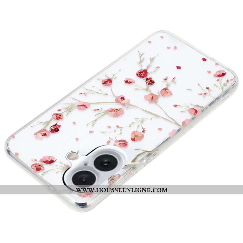 Coque iPhone 16 Fleurs