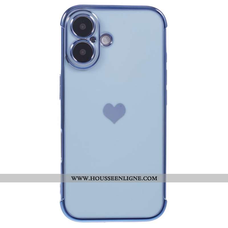 Coque iPhone 16 Motif Coeur