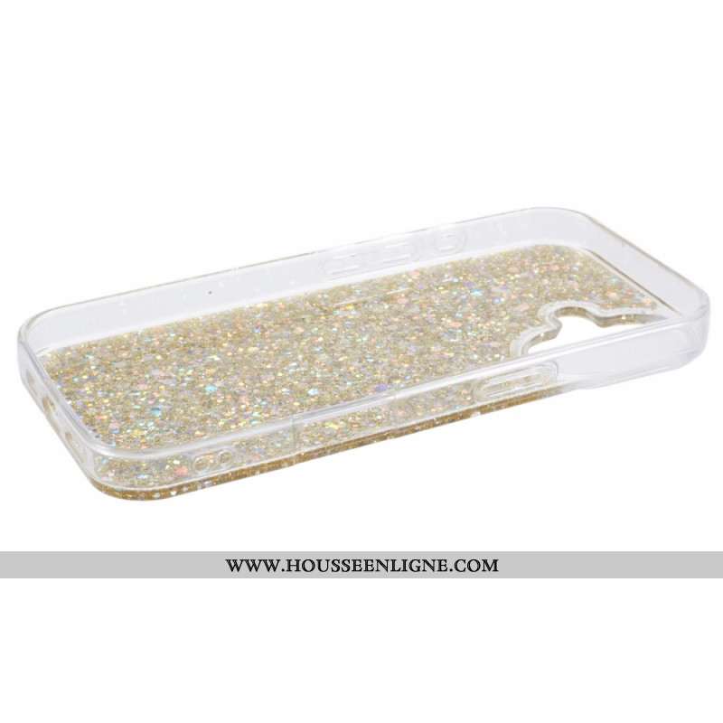 Coque iPhone 16 Paillettes