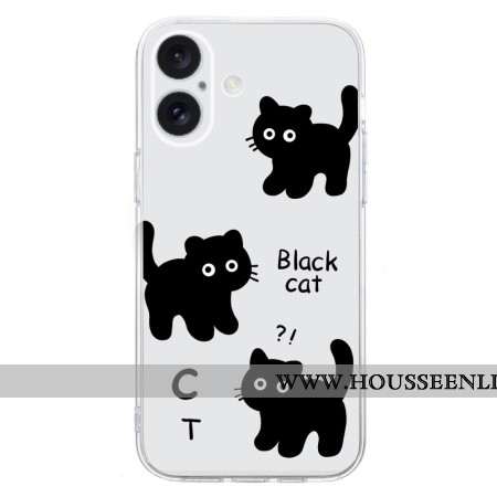 Coque iPhone 16 Plus Black Noir